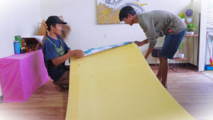 Cover atau Sarung Sprei Busa Resleting Elegan tinggi 20cm LP