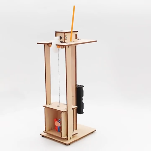 Kids DIY Science and Technology Assembly Toy Scientific Experiment STEM Education Learning [Elevator Lift]