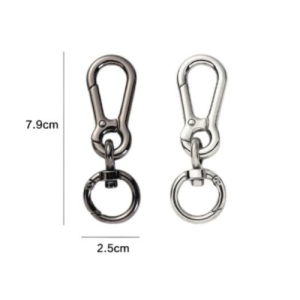 Keychain Ring Zinc Alloy with Snap Hook Quick