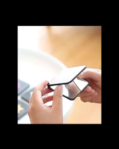 BW-C1138 Kaca Lipat 2 Sisi Persegi Polos Cermin Saku Kecil / Kaca Mini Travel Size / Kaca Make Up