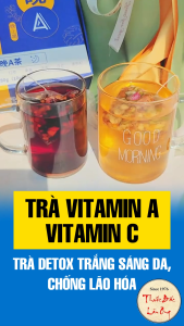 5- 10 Set trà vitamin C trà hoa quả trắng da (Hắc kỳ tử lê gai hoa hồng dâu tằm quất vàng) - Lãn Ông