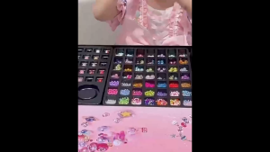 Kids Bead Bracelet DIY Materials Puzzle Toy Girls Accessories Jewelry Gift Box Girls Ring Necklace DIY