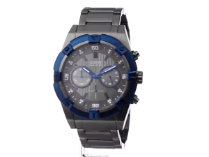 [Promo] Jam Tangan Pria Guess W0377G5 Gunmetal Strap Gray Dial Black Stainless Steel Original Garansi 2 Tahun [✔COD][100% Authentic]