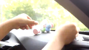 Hiasan mobil Aksesoris Interior Mobil Warna-warni Dekorasi interior mobil dekorasi balon yang lucu dan cantik