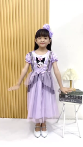 Dress anak Gaun Pesta anak perempuan Usia 3 Sampai 9 Tahun