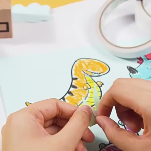 ELINK 8 Meter Double Tape 1/2 Inch – Solatip Dua Sisi Isolasi Kertas Double Tape 12 MM Double Tape 1/2 Inch Perekat Transparan Kecil