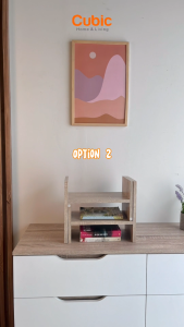 Cubic Rak Meja Minimalis / Rak Buku Serbaguna Portable / GENIO RM 60