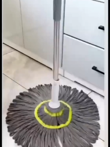 Spin Mop Head Self Squeeze Mop Self-Wringing Mop Compatible with Microfiber Spin Mop - Keimav