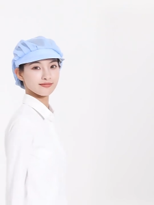 Chef Hat Elastic Mesh Visors Kitchen Cooking Hair Nets Food Service Caps for Women Men Breathable Food Processing Chef Cooking Hat Factory Employee Workshop Mesh Dustproof Cleanroom Esd Hat