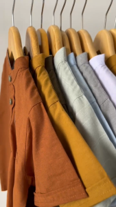 Tabina Atasan Baju Kemeja Anak dan Dewasa Lengan Pendek Laki Laki Seri Ustman usia 2 th - Dewasa XXL