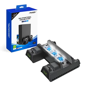 Dobe Multifungsi Cooling Stand untuk PS4 Slim, PS4 Pro, dan Model Fat LED TP4-882-C