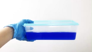 Hộp Nhựa Thực Phẩm Chữ Nhật Nắp Kín Có Khay Ráo Nước Việt Son 2L