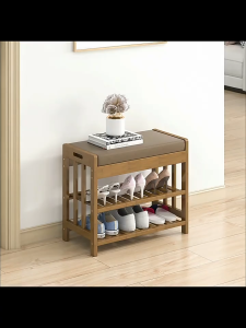 Ghế thay giày phân giá giày cửa từ sàn đến trần đơn giản trong gia đình có thể ngồi và thay giày ghế đẩunăng kệ để giày dép thay giày ghế nhà