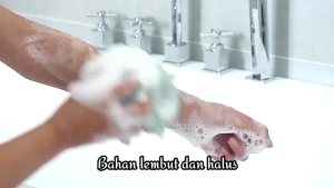 Spon Mandi SINGLE WARNA 50 gram / Bath Sponge / Sponge Mandi SH B02