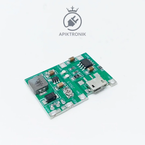 J5019 Modul 2in1 Cas Baterai Lion 18650 TP4056 + Step up Regulator Adjustable Boost 2A Modul Charger