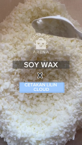 SOY WAX 50gr Bahan Pembuat Lilin Aromaterapi Lilin Gelas Warna Putih Lembut Scented Candle DIY Art Dekorasi Massage Oil Kosmetik Crayon Kualitas Bagus Premium Perlengkapan Kerajinan Craft Crafting Flakes Serpihan Wax Shopping Arena Malang