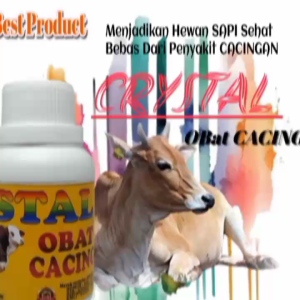 OBAT CACING CRYSTAL untuk Hewan SAPI Cair 120ml
