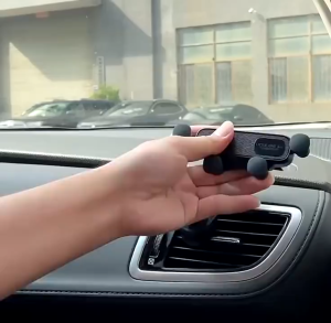 🇵🇭Car Air Outlet Phone holder 360 ° Rotating Mobile Phone Mount Clip Special Car Air Outlet Navigation Hook Type Fixation