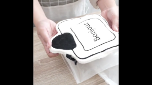 BONJOUR double layer hand towel / lap tangan / lap gantung / Handuk Tangan