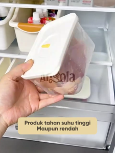 Angola Kotak Penyimpanan Makanan Serbaguna L12-L35 Dengan Penanda Waktu / Food Container 2 In 1