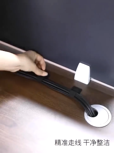 Reusable Cable Ties Fastening Wire Organizer Cord Rope Holder Self Adhesive Adjustable Cord Straps Desk Management