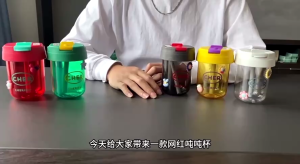 ขวดน้ำเด็ก กระติกน้ำ กระติกน้ำนักเรียน ถ้วยน้ำเด็ก300MLพร้อมหลอดดูด