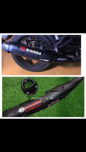 Bộ ốp pô và đuôi pô xe EXCITER 150 ( SL: 1 cái ốp pô + 1 cái ốp đuôi pô A/E chọn màu trên đơn hàng).