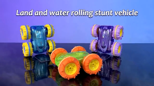Mobil RC Amfibi 2.4 GHz Bisa Di Air Mainan Remote Control Waterproof Stunt Mobil dengan Lampu