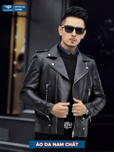 Áo Khoác Da Nam Biker Jacket Cá Tính Thời Trang PigoFashion FS - ADN15