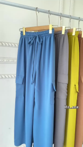 Kulot Cringkle Cargo Airflow Premium  Jumbo Tali Serut Big Size BB45/90kg