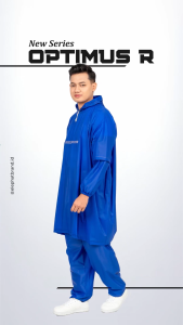 Jas Hujan Poncho Lengan Poncho Celana Dewasa Big Size Super Jumbo Optimus R Elephant Brand Gajah