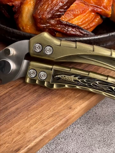 กรรไกรทำครัว SS17 กรรไกรสามารถแยกออกเป็นมีดได้ กรรไกรตัดอาหารอเนกประสงค์