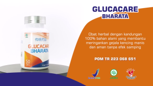 GLUCACARE BHARATA - 100% ORIGINAL Bharata Obat Diabetes Militus Kencing Manis dan Gula Darah Herbal Gula Kering Basah