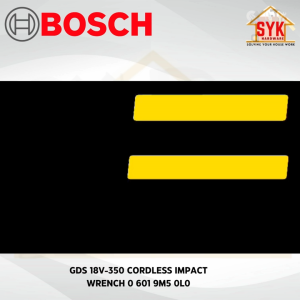 SYK Bosch GDS 18V-350 Cordless Impact Wrench Solo Machine Battery Power Tools Mesin Impact 0 601 9M5 0L0