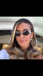 🔥Cozyrooms👍Diamond Frame Sunglasses Women Metal Sunglasses Personalized Small Frame Sunglasses