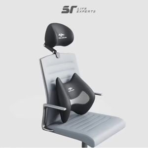 Gối Tựa Đầu Ghế Văn Phòng Gối Kê Cổ Cao Su Non Ngàm Khóa Cố Định Trên Ghế Giảm Mỏi Vai Gáy- Sairui