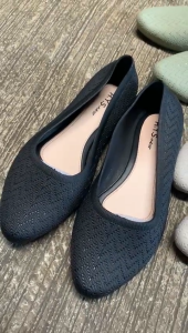 Sepatu Wanita Terbaru/Sepatu Balet Karet Jelly HYS 857/Sepatu Flat Shoes Import