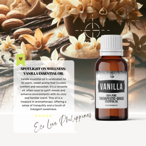 Eco Premium Vanilla Essential Oil Therapeutic Grade Steam Distilled 100% Pure Vegan Aromatherapy
