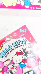 HELLO KITTY SANRIO HAIR COMB RETRACTABLE HAIR BRUSH CUTE PORTABLE CARRY ON COMB ( JAPAN )