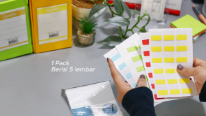 Bantex Adhesive Index Tabs 25mm #8872 00