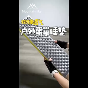 Mountainhiker ช่องใส่ไข่เดี่ยว ฟมที่นอนน้ำหนักเบา พับ แผ่นรองนอน หนา งีบ กันความชื้น กันน้ำ แบบพกพา สำหรับตั้งแคมป์/เต็นท์