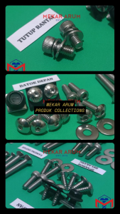 Baut Body F1zr Fizr Vega Lama Kunci L Stainless Steel Asli