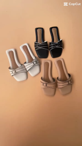SUKMA STOREE - Sandal  Teplek Wanita Model Slop Bahan Empuk Kualitas Mewah