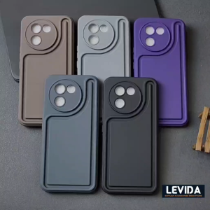 Case Casing Silikon Air Bag Pluffy Matte Macaron Procamera Case Sirkuit Mugelo Vivo V30E