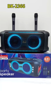 BK-2366 party speaker Square Dance Outdoor Audio Bluetooth Speaker Camping KTV Subwoofer speaker with wireless mic