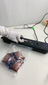 Mesin Vacuum Sealer Makana Automatic 2IN1 ZWPA-001 Penyegel & Vacuum Makanan Basah dan Kering Food Free 10pcs Vacuum bags | Sealing Machine - TSA
