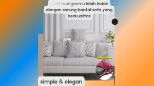 Sarung bantal kursi/Sarung Bantal Sofa Resleting Mewah Aesthetic LP