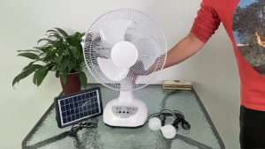 พัดลมแสงอาทิตย์ พัดลมติดผนังพลังงานแสงอาทิตย์ 16 นิ้ว 5 ใบมีด 3 ความเร็ว พัดลมติดผนังอุตสาหกรรมแรงสูง มอเตอร์ 4S อันทรงพลังพัดลมโซล่าเซลล์ พัดลมแขวนพลังงานแสงอาทิตย์ พัดลมขนาด 12-16 นิ้ว 5 ใบพัด ใช้ไฟฟ้าได้ พัดลมอุตสาหกรรม พัดลมพกพา แบตในตัว แบตในตัว