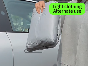 car sunshade cover convenient car clothing aluminum film sunshade heat shield cool cover