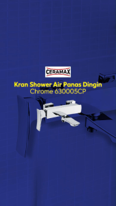 Ceramax Kran Shower Air Panas Dingin Chrome 630005CP